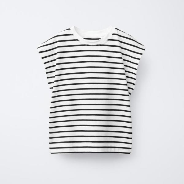 STRIPED T-SHIRT WITH TAB