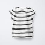 STRIPED T-SHIRT WITH TAB