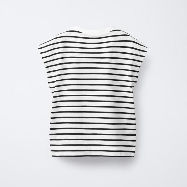 STRIPED T-SHIRT WITH TAB
