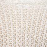 FRINGED MESH KNIT SWEATER