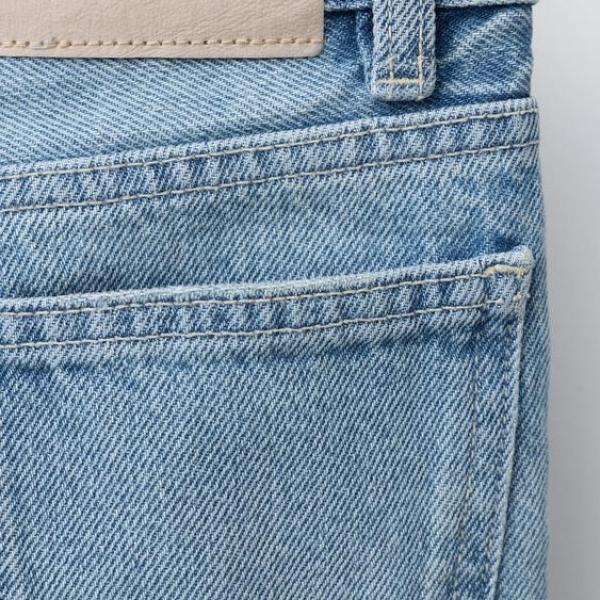 FADED WIDE-LEG JEANS