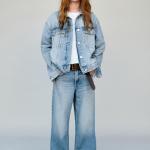 FADED WIDE-LEG JEANS