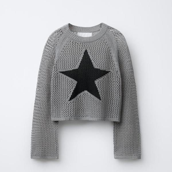 STAR MESH SWEATER