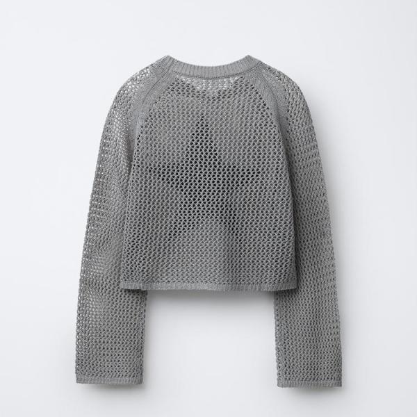 STAR MESH SWEATER