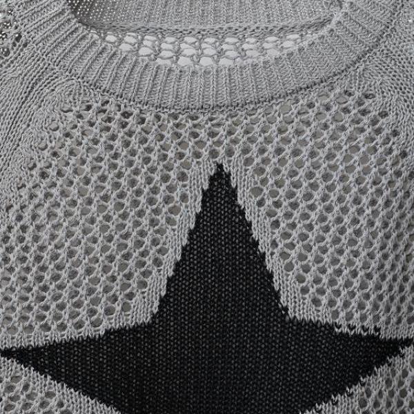 STAR MESH SWEATER