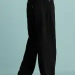 spruce black men's baggy straight jeans