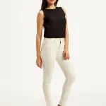 Women's 721 Off White Skinny Fit High Rise Jeans