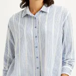 Women's Striped Relaxed Fit Shirt
