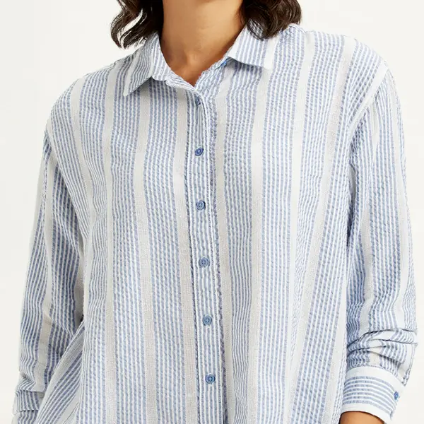 Women's Striped Relaxed Fit Shirt