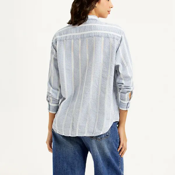 Women's Striped Relaxed Fit Shirt