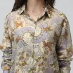 Women's Printed Multi Spread Collar Shirts