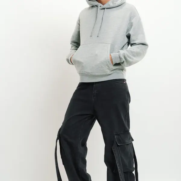 black men's baggy cargo jeans