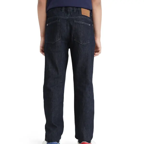 SOLID SLIM FIT JEANS IVAN - BLUE