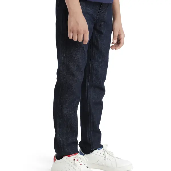 SOLID SLIM FIT JEANS IVAN - BLUE