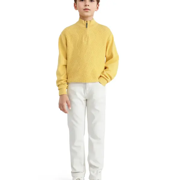 SLIM FIT SOLID JEANS KINO - WHITE