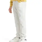 SLIM FIT SOLID JEANS KINO - WHITE