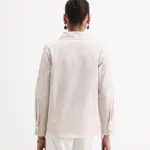 REGULAR FIT SOLID SHIRT LIPPTA - BEIGE