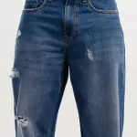 sapphire blue men's straight jeans