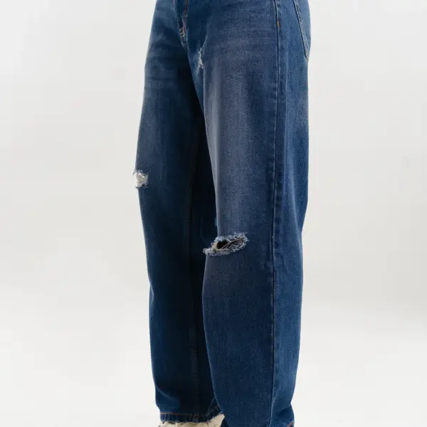 sapphire blue men's straight jeans