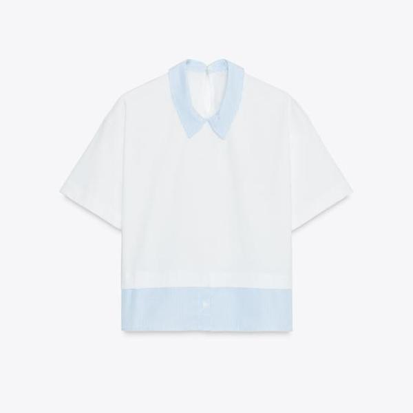 STRIPED COMBINED T-SHIRT