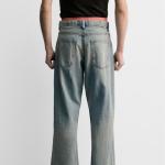 RIPPED BAGGY FIT JEANS