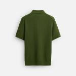 TEXTURED KNIT POLO SHIRT
