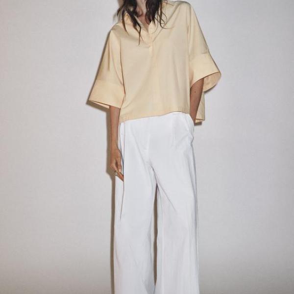 ZW COLLECTION POPLIN SHIRT