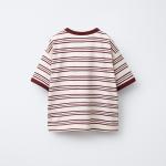 TIMELESS - STRIPED T-SHIRT WITH CONTRAST TRIMS