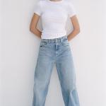 TRF EXTRA WIDE-LEG HIGH-WAIST JEANS