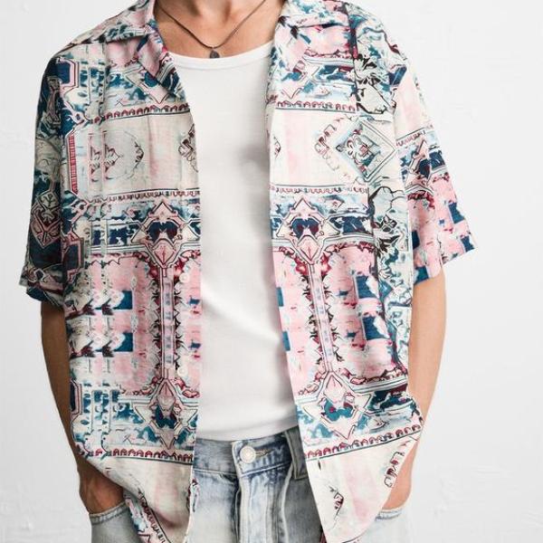 ABSTRACT PRINT SHIRT