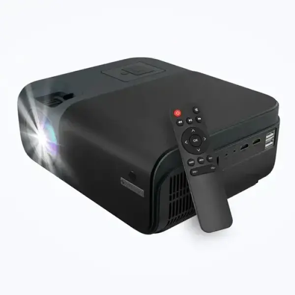 2. 4K Home Theater Projector with Built-in Speakers