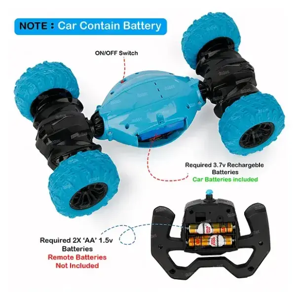 Remote Control Stunt Car Toy for Boys