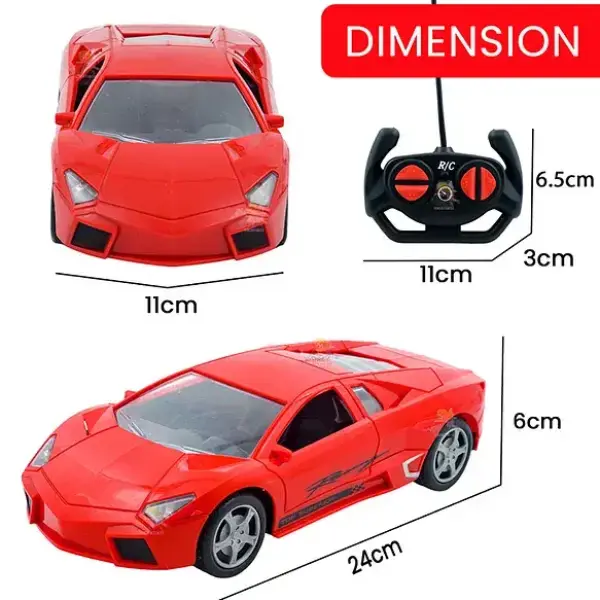 WISHKEY Plastic Remote Control Car for Kids