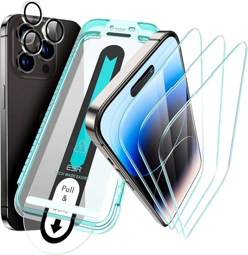Ultra Clear Tempered Glass Screen Protector (3-Pack)