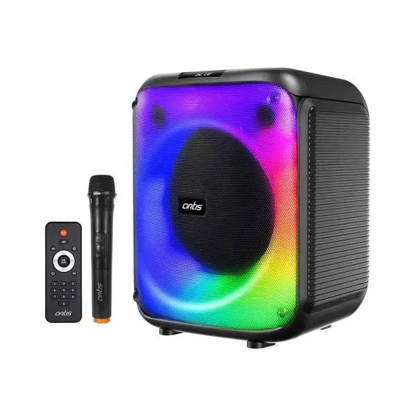 Portable Wireless Party Speaker with Mic