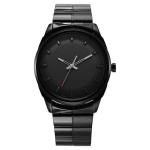 Black Dial Black Stainless Steel Strap Watch