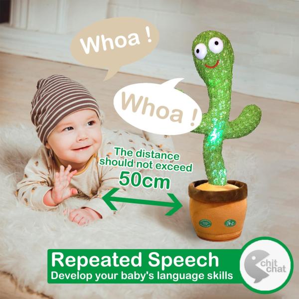 Dancing Talking Cactus Mimicking Toy