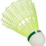 Nylon Shuttlecock, Yellow, Pack of 6