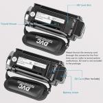 Full HD 1080P Digital Video Camera Camcorder with 3-Inch Rotating LCD, 16X Digital Zoom, and Dual Batteries – Black