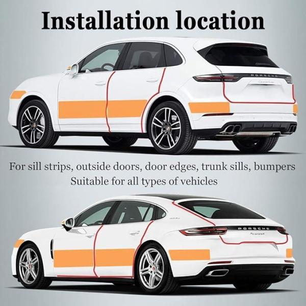 Carbon Fiber High-Gloss Anti-Scratch Paint Protection Film Tape