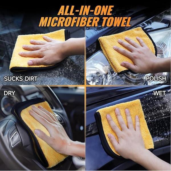 6-in-1 Car Cleaning Kit – Microfiber Duster