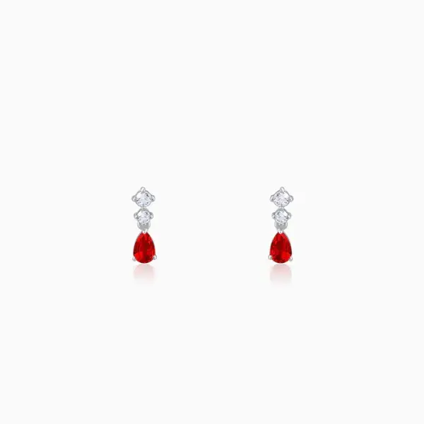 Silver We Fell in Love Earrings