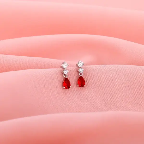 Silver We Fell in Love Earrings
