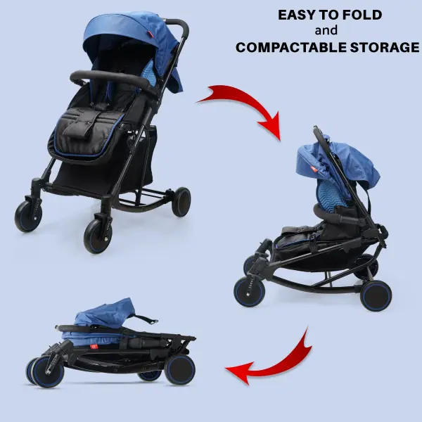 2 in 1 Stroller cum Rocker