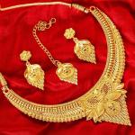 1 Gram Gold-Plated Jewellery Set for Women