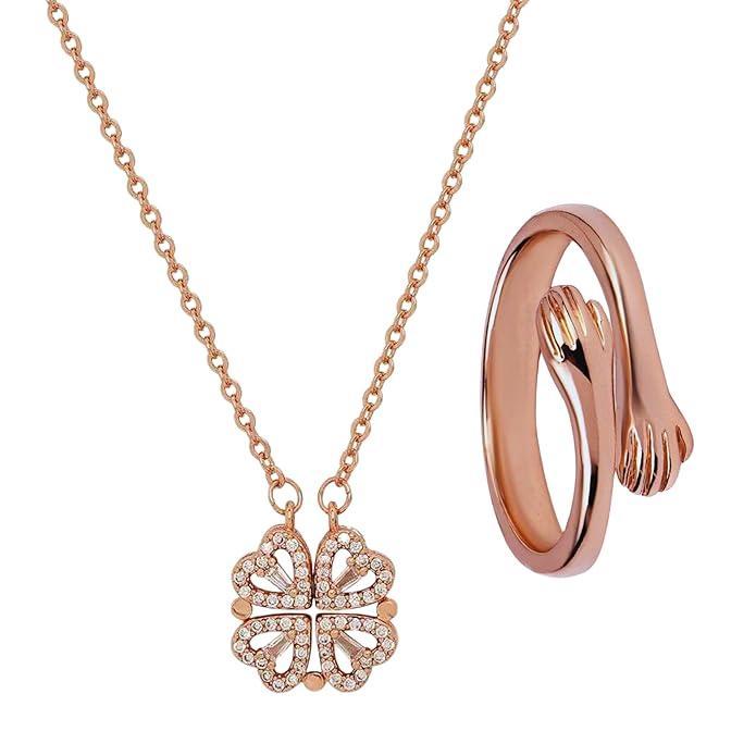Anti-Tarnish Clover Design Jewellery Gift Set