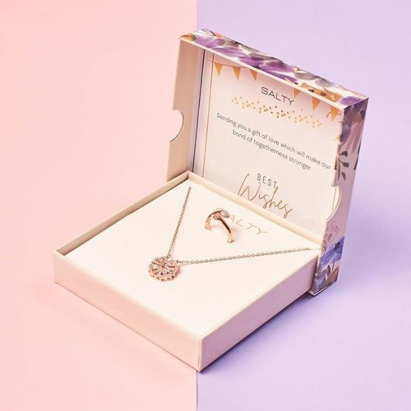 Anti-Tarnish Clover Design Jewellery Gift Set