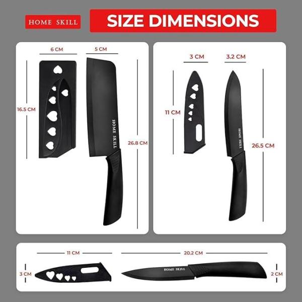 Stainless Steel 3-Piece Kitchen Knife Set