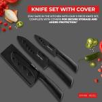 Stainless Steel 3-Piece Kitchen Knife Set