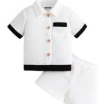Stylish Baby Boy Shirt and Shorts Set